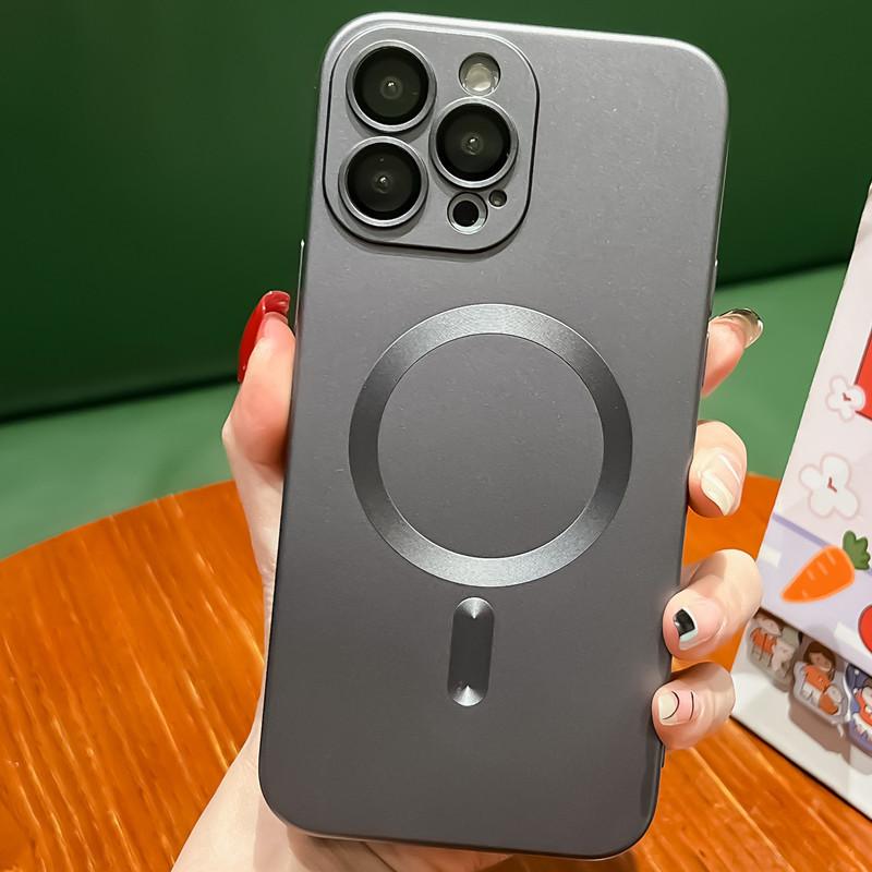 Подходит для чехла на мобильный телефон iphone17promax 17 силиконовый 16plus магнитное притяжение Apple 15 аэрозольная краска 14 нишевый 13 мягкий