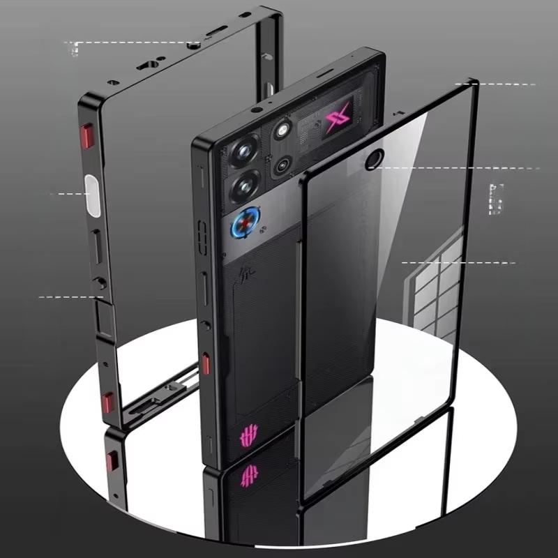 Для Magsafe Магнитный полупрозрачный матовый чехол для ASUS ROG Phone 9 Pro Металлическая защитная задняя крышка объектива камеры для ROG Phone9 9pro