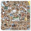 62 Cute Capybara Stickers for Children's Notebooks & DIY Decorations