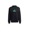 Adidas Originals EQT Logo Embroidered Sport Crew Neck Sweatshirt Men Sweatshirt Black HG8096