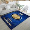 Inter Milan Customized Name Floor Rug Office Rug Suitable for Entryway Kitchen Playrooms Outdoor Anti-slip Rug Decorate Offices
