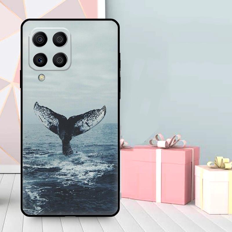 Чехол Ocean Whale Shark Waves для Samsung Galaxy M06 M11 M31 M14 M34 M54 M12 M32 M52 M15 M13 M16 M36 M56 M53 M35 M55