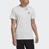adidas Футболка с коротким рукавом Originals Trefoil Solid Logo для мужчин, белая FM3355