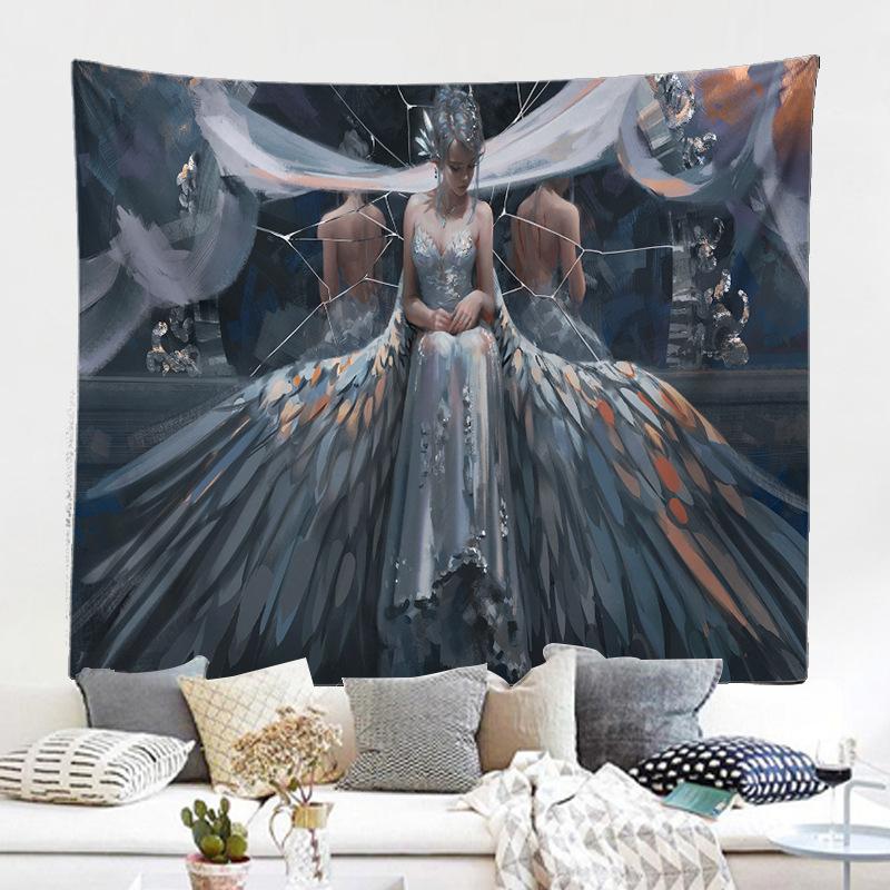 Фон настенная ткань гобелен живопись персонаж мультфильма призрак нож фреска гобелен декоративная живопись