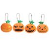 Plush Doll Pumpkin Keychain Vegetables Pumpkin Doll Keyring Halloween Bag Pendant  Hanging Pendant