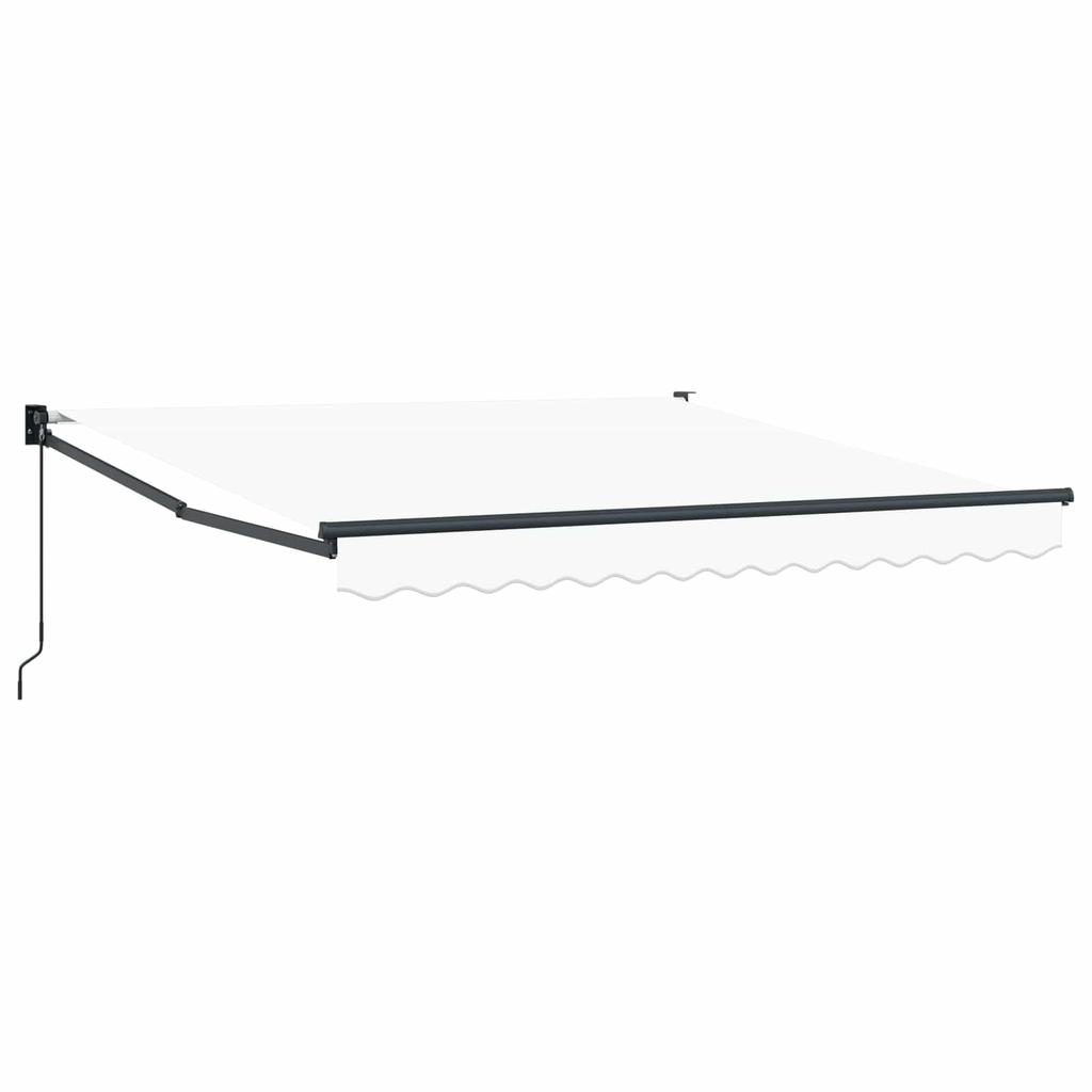 Retractable Awning White 300 x 250 x 165 cm