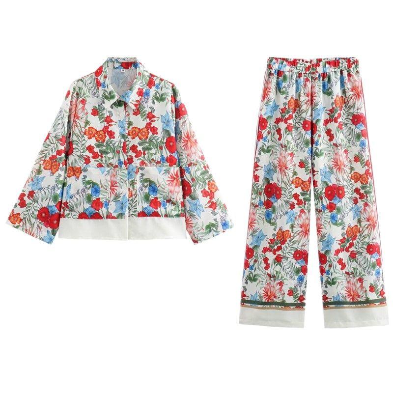 Style 2024 Summer New Arrival Women's Clothing Elegant Fashion European and American Style Fashion Positioning Linen Shirt High Waist Casual Pants