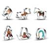 Horse Cowboy Cookie Cutter Mould Stainless Steel Pony Horseshoe Cowboy Shapes Biscuit Mold Fondant Pastry Decor Baking Tools