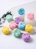 DIY Austin Flower Scented Candle Silicone Molds 3D Mini Rose Flower Handmade Soap Gypsum Resin Making Ice Cake Mold Home Decor