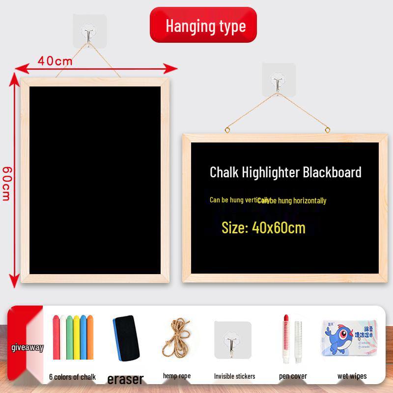 Настенная доска: Меню ресторана, часы работы и отображение сообщений - Протираемое и не требует сверления