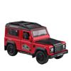 Масштаб 1/32 Land Rover Defender 110 литой автомобиль Land Defender 110 Rover Fire металлическая модель со светом и звуком инерционный автомобиль коллекция игрушек из сплава
