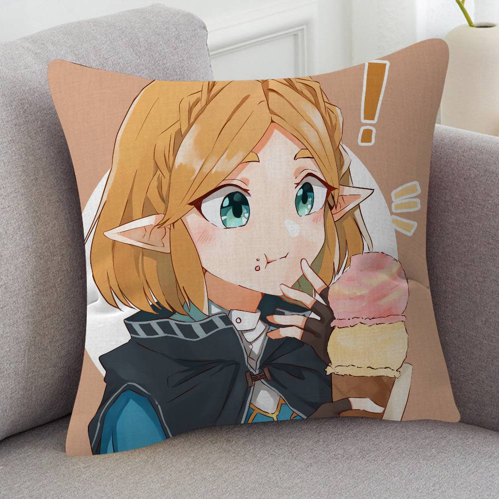 GAME The Legend Of Zelda Office Cushion Pillowcase Car Cushion CoverXCM Lumbar Pillowcase Sofa Pillowcover