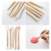 24-Piece Pottery Tool Set: Clay, Stone, Sculpture Carving Knives, Sponges, Sticks, Silicone Dotting Pens
