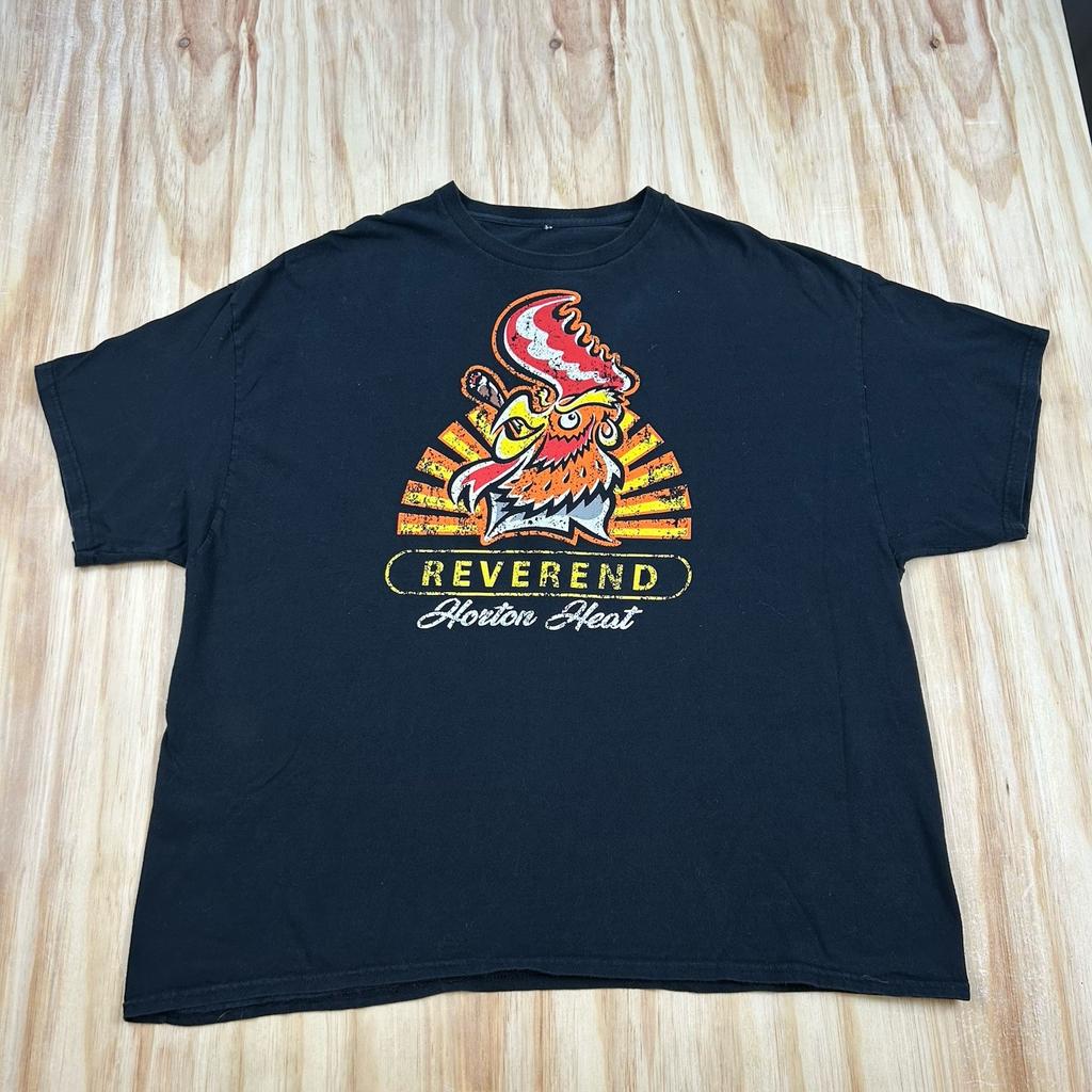 REVEREND HORTON HEAT Rockabilly Rooster Tee T-Shirt 2XL punk psychobilly 90's Unisex T-Shirt