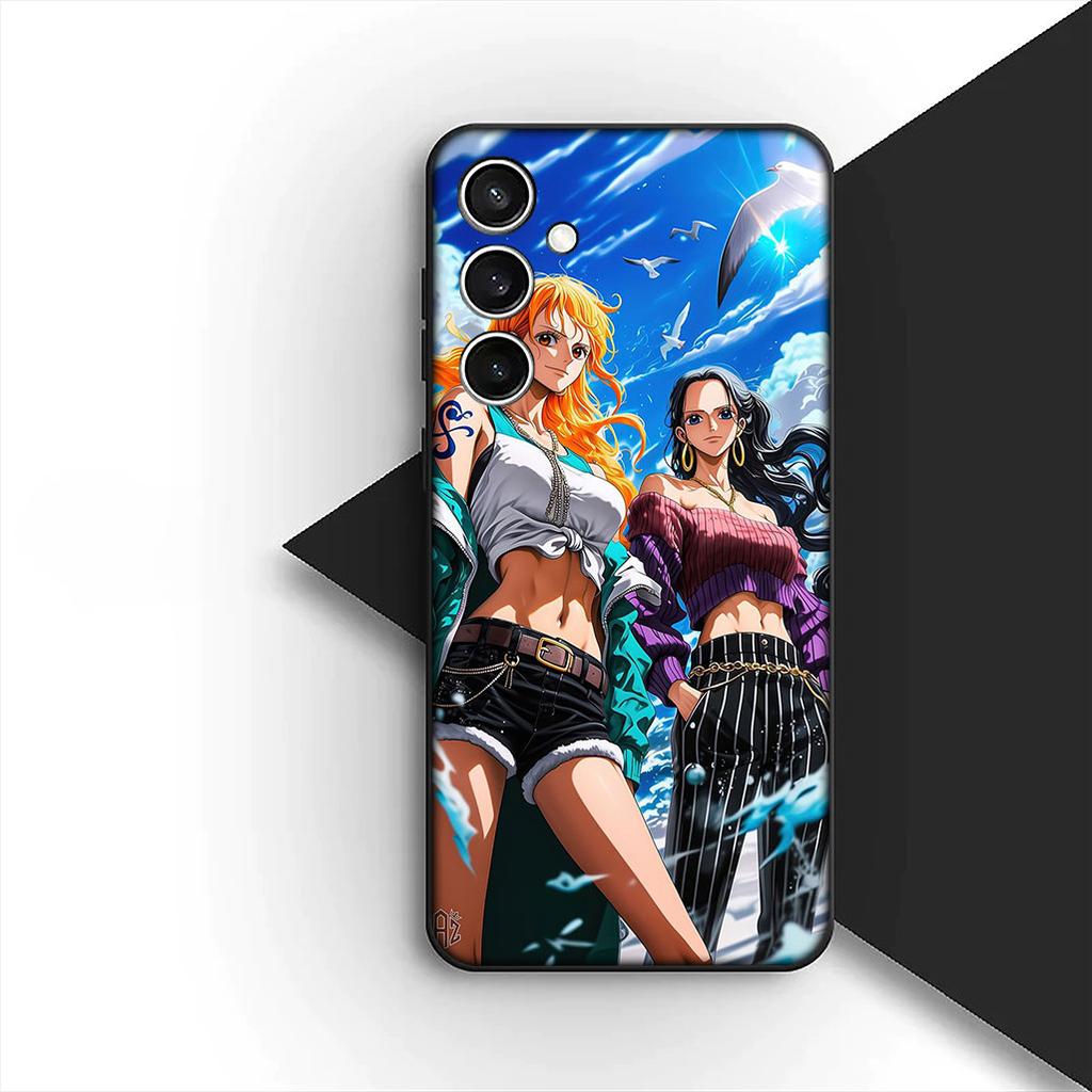 for Xiaomi Redmi Note 12 11 10 A3 Pro 10A 10C 12C Note12 5G 4G Phone Cover Soft Case Roronoa Zoro Nico Robin One Pieces Luffy