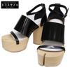 [Brand New, Unused] 22 S39WY0022 PS679 T8013 Tabi Wood Ankle Strap Sandals Shoes 36 Black / naturalUsed