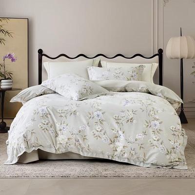 Mercury Home Textiles Коллекция Цветок и Птица Антибактериальный Комплект постельного белья из длинноволокнистого хлопка 60-х