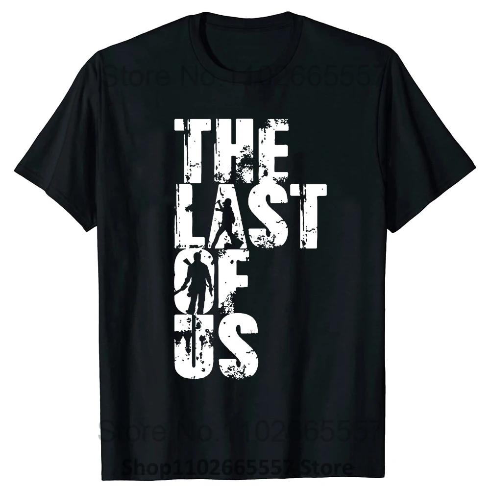 Футболка The Last of Us для мужчин в стиле панк-хип-хоп, повседневная футболка с рисунком аниме, унисекс, мужская уличная одежда, Ellie