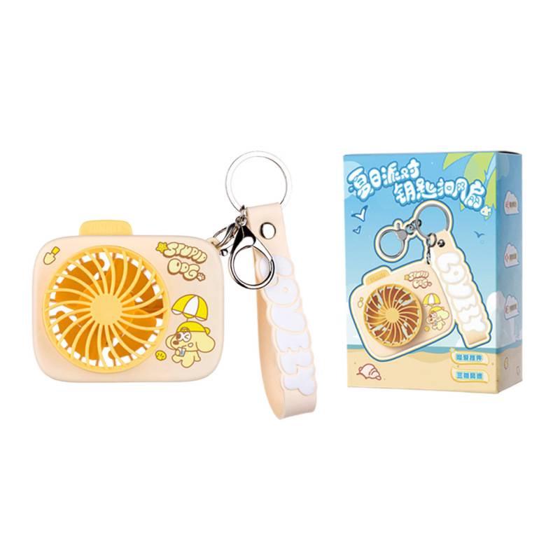 Portable Mini USB Handheld Rechargeable Fan Keychain