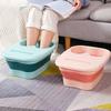 Foldable Footbath Massage Bucket Soaking Bucket Folding Basin Spa Foot Bath Bucket Household Sauna Bathtub Pedicure Bath Bathtub