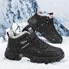 Boots Men Outdoor Mens Shoes Men's Winter Boots Hiking Ankle Boots Plush Warm Men Work Cotton Shoes Footwear Big Size 48