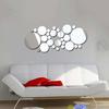 Home Decor Removable Round Mirror Art Wall Stickers Decal Fashion Home Mural Decor