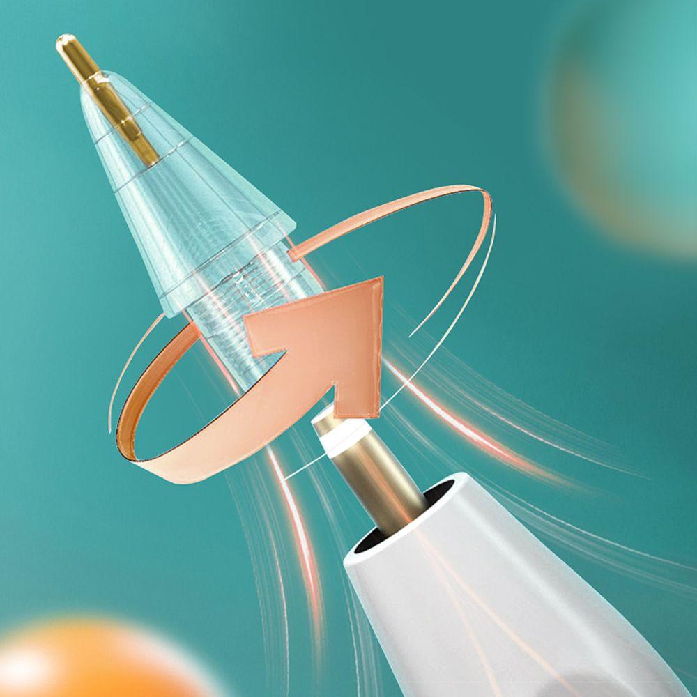 Ручка, совместимая с Apple Pencil Gen 1/2, запасной сменный наконечник для Apple Pencil, прозрачный наконечник