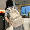 Large Capacity Fashion Backpack Flower Shoulder Bag Travel Rucksack Students School Bag  Outdoor