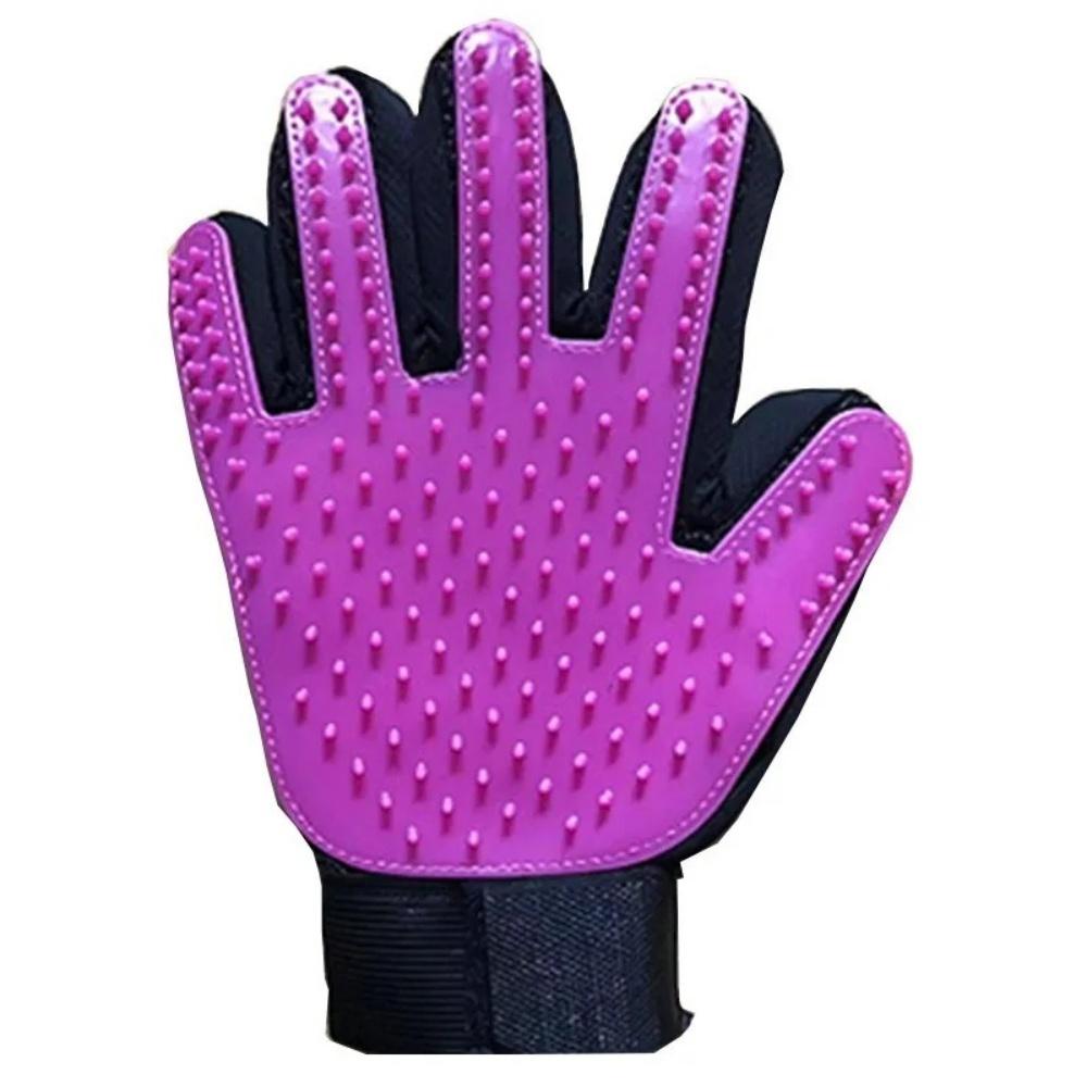 Popular hot selling pet dogs and cat hair combing gloves sturdy and durable effective hair combing pet supplies