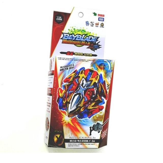 TAKARA TOMY Beyblade Burst B-120 Xcalibur.1'.Sw CHO-Z Layer System Attack Starter с пусковой установкой Spin Top