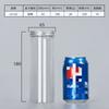 10pcs Aluminum Silver Lid Sealed Jar Food Grade Transparent PET Empty Plastic Bottle Snack Candy Biscuit Storage Packing Bucket