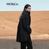 MO&Co. Merino Wool High-Neck Mid-Length Double-Faced Coat