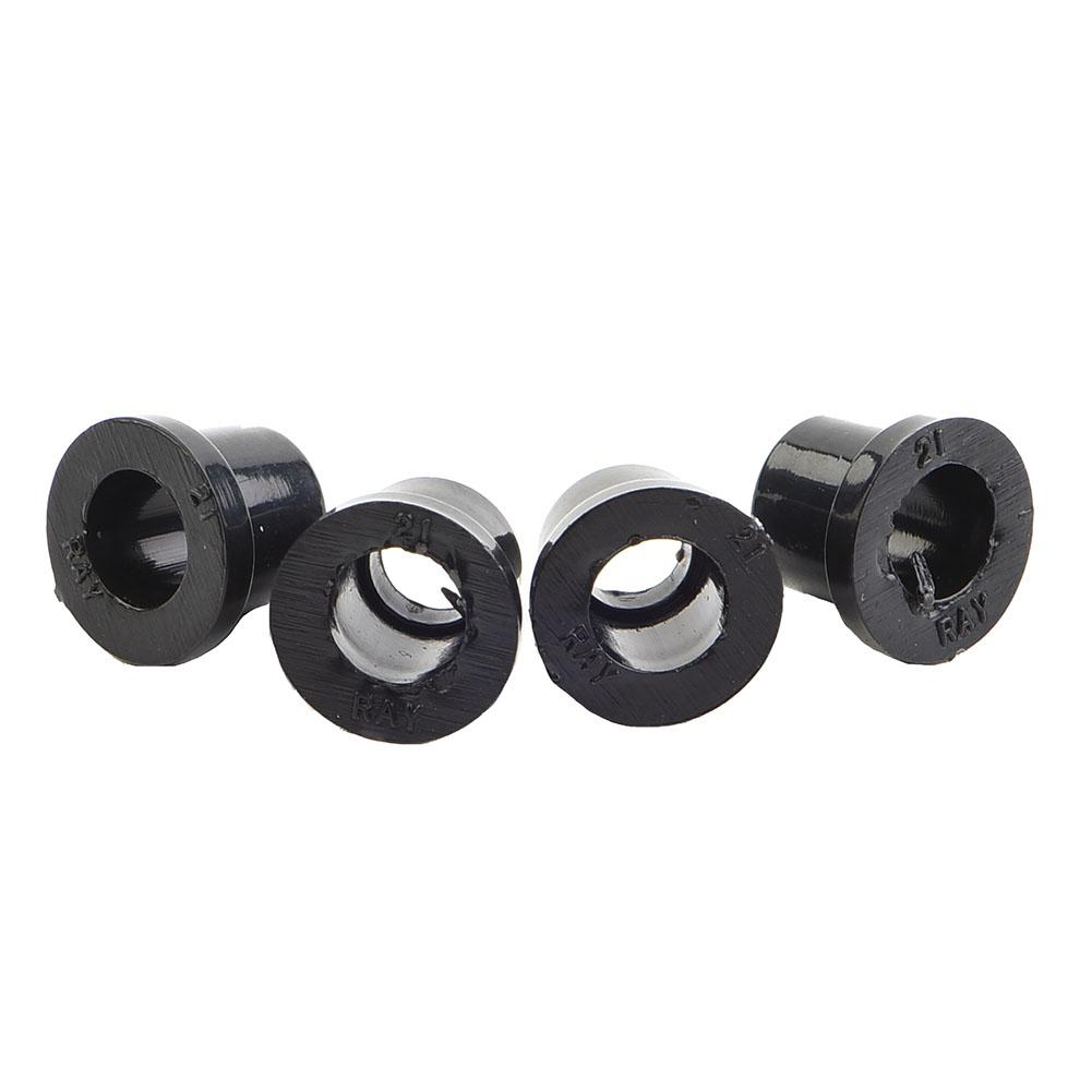 Для BMW Cap Logo Багажник Эмблема Крепление Уплотнитель 51141807495 Внешние аксессуары для автомобиля 4 шт. Черный комплект Уплотнителей Замена