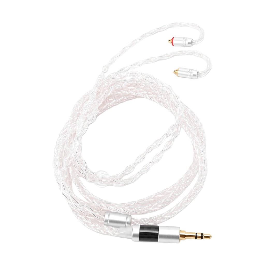 3.5mm Cable Fit for N1AP N3AP XBA A3 Headphone 4.1FT 8 Strands Earphone 3.5mm Cable Wire Replacement White