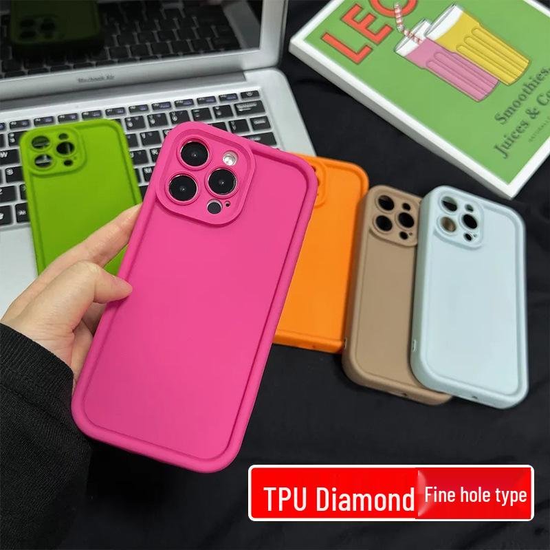 iPhone 15 Pro Case with 12 Precise Holes - Online Celebrity-Approved, Compatible with iPhone 13/14/XR, Simple and Protective