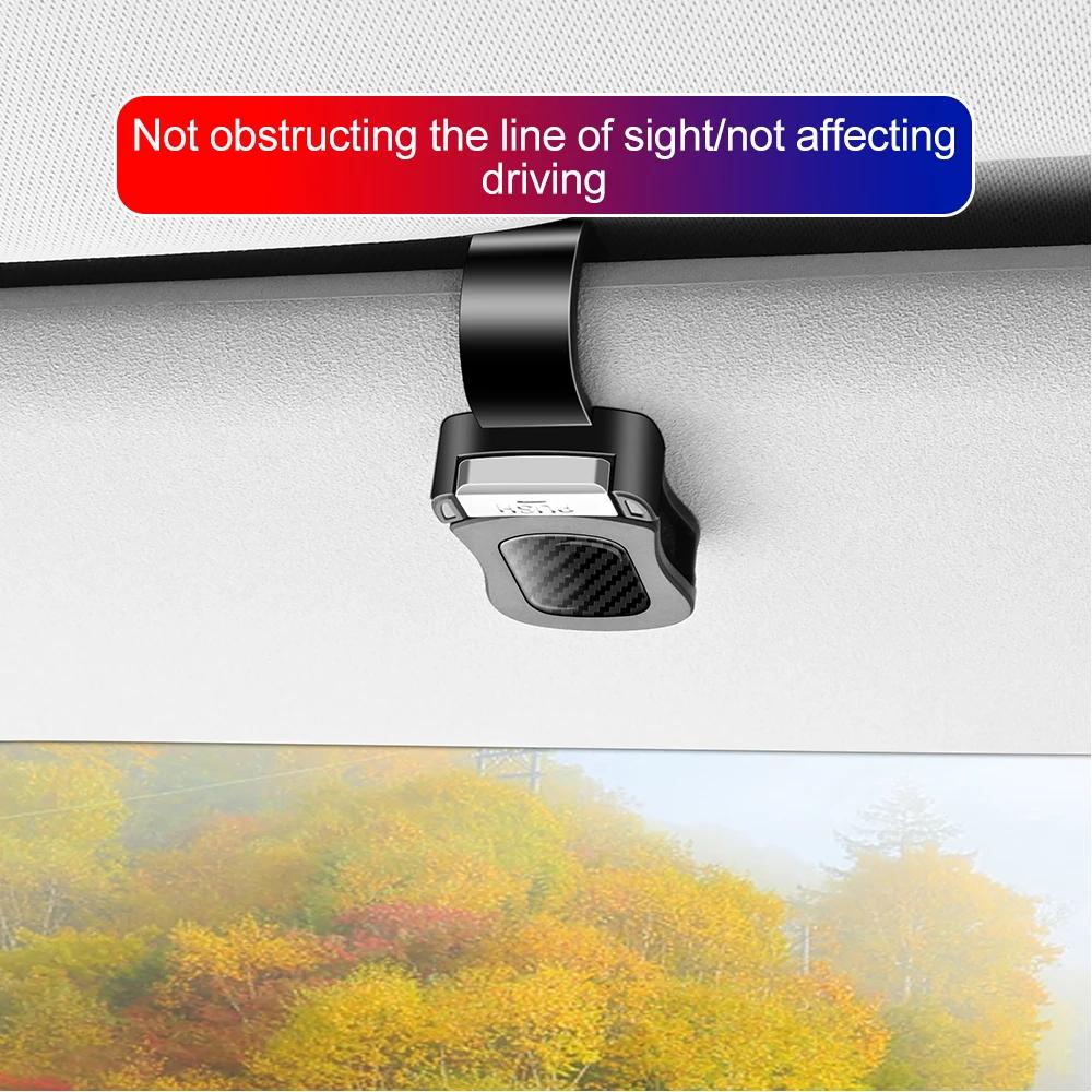 Car Sunglasses Holder Sun Visor Glasses Clip Elastic Buckle Eyeglasses Hanger Card Ticket Stand Car Accessories