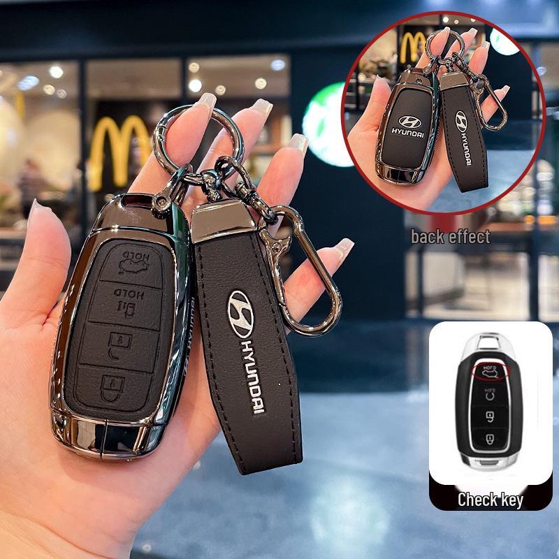 Совместимый чехол для ключей для моделей Hyundai: Elantra, ix35, Coupe, Tucson, Mingtu, ix25 и Kona