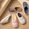 Cloth Cotton Slippers 2025 New Indoor Home Soft Bottom Non-slip Piled Warm Couple Thick Bottom Plush Slippers