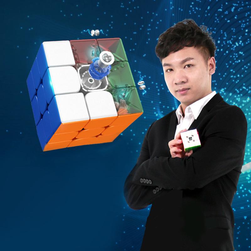 3x3 Moyu RS3M Магнитный скоростной куб без наклеек Волшебный куб-головоломка