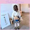 Bear Clothes Wear Shape Plush Single Shoulder Crossbody Bag Animal Gift Fashion