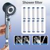 5/10/20Pcs Shower Filter Efficient Filtration Easy Installation Bath Filter for Cleaner Water Quality Regular Replacement