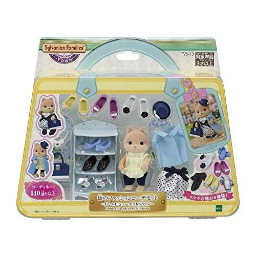 Sylvanian Families Город [Набор для создания образа Городская мода - Коллекция стильной обуви-] TVS-13 Сертификация ST Для детей от 3 лет Игрушка Кукольный домик