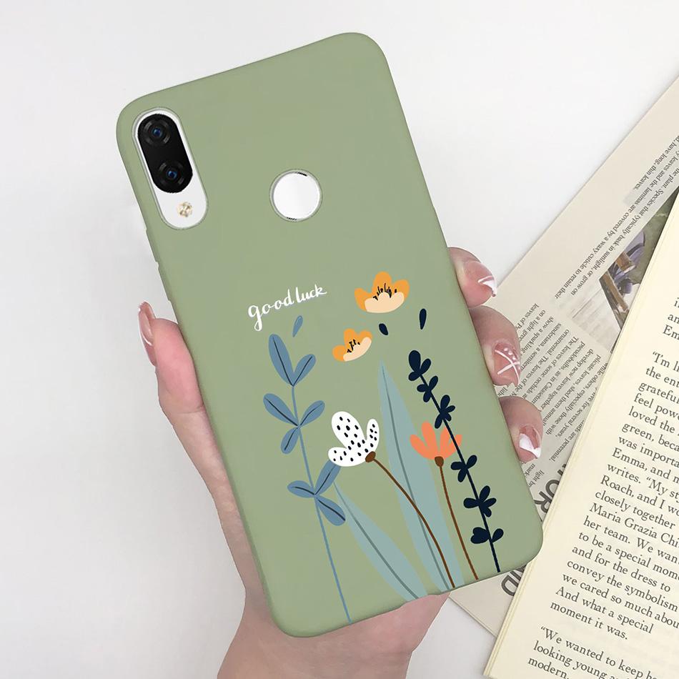 Для Huawei Nova 3i Nova4 Чехол Ударопрочный Матовый Милый Мультяшный Мягкий Силиконовый Задняя Крышка Телефона Для Huawei P Smart Plus Nova 3i Coque