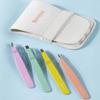 Colorful Eyebrow Tweezers Set Stainless Fine Hairs Puller Slanted Eye Brow Clips  Makeup Tool
