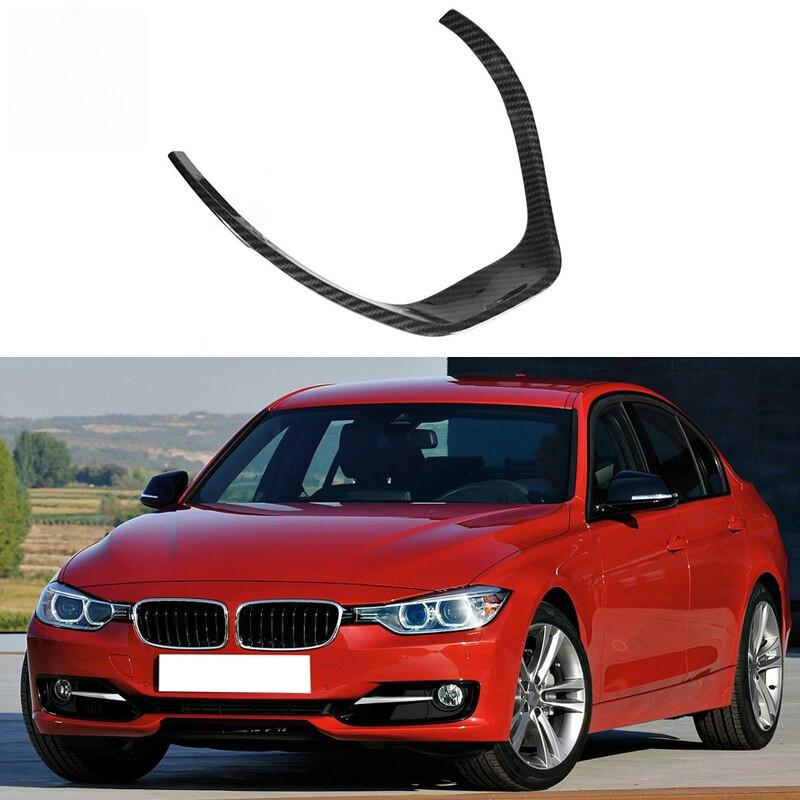 Накладка на панель рулевого колеса салона автомобиля для BMW 3 серии F30 F31 2013-2018, декоративная рамка из углеродного волокна