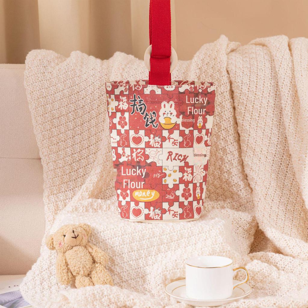 Симпатичная мини-сумочка-ведро из холста — оригинальный дизайн 2025 года, идеальный подарок на день рождения для мам