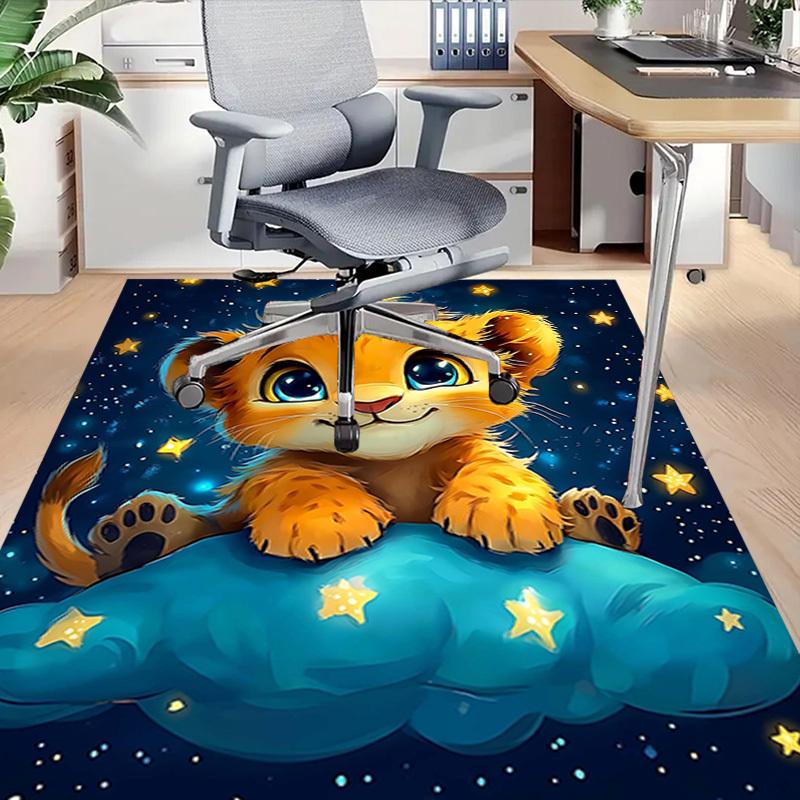 1PC Lion cub Cloud Extra Large Non-Slip Floor carpet, Office, family, bedroom, Studio - Large Area RugJ0414
