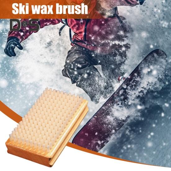 1/3 шт. Набор для нанесения воска на сноуборд, нейлоновая/латунная/конская щетка для нанесения воска на сноуборд, полировки, затенения