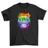 Pride_49 Rainbow Crown Funny T-shirt - Rule with Royalty! Vivid Colors, Funny Un