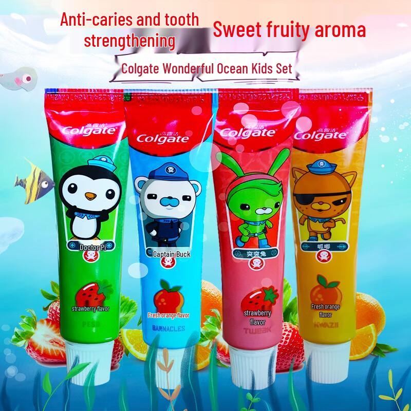 Colgate Kids Anti-Cavity Fruit Flavor Toothpaste (2+ Years) 4-Pack